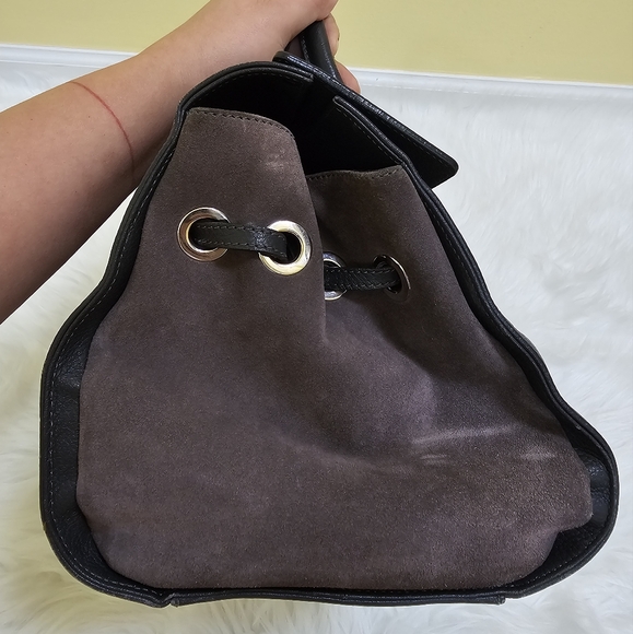 JIMMY CHOO Rosalie Grainy Calfskin Leather Satchel Bag - Picture 5 of 17